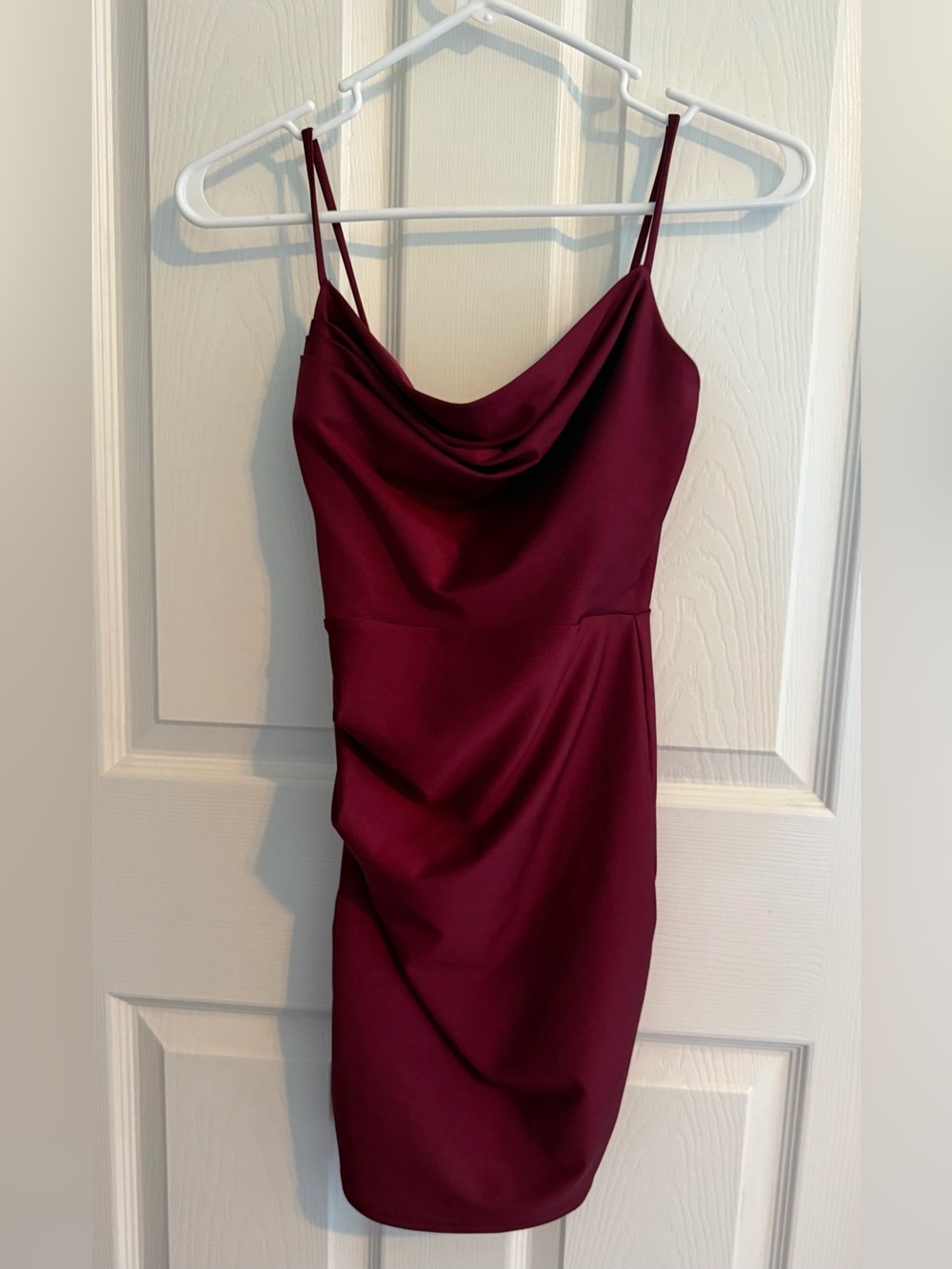 Burgundy Slip Dress - perfect for Homecoming